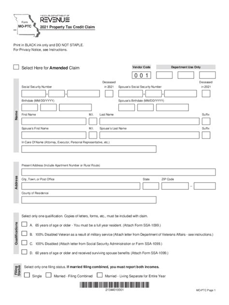 Mo Ptc 2021 Printable Form